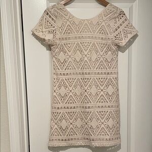 Show Me Your Mumu Tallulah crochet mini dress medium